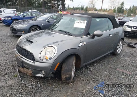 2010 Mini Cooper S из США, поврежденный, VIN WMWMS3C5XATZ85411